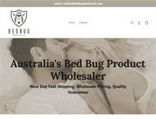 Tablet Screenshot of bedbugwholesale.com